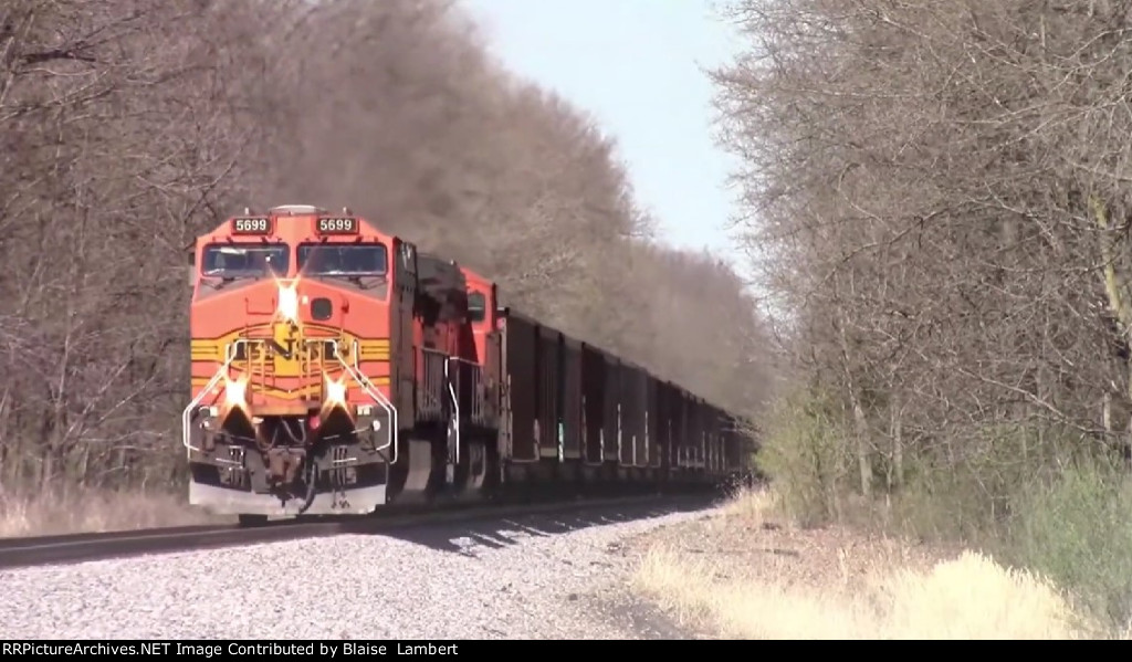 BNSF coal train